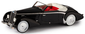 DELAGE D6-70 CABRIOLET LETOURNEUR & MARCHAND OPEN 1939 BLACK 1:43