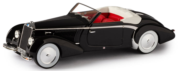 DELAGE D6-70 CABRIOLET LETOURNEUR & MARCHAND OPEN 1939 BLACK 1:43