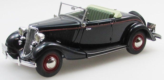 Ford MODEL 18 ROADSTER 1933 sort/rød 1:43