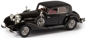 MERCEDES BENZ 540K W29 CHROME WHEELS 1936 BLACK 1:43