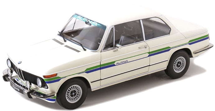 BMW 2002 ALPINA 2.SERIE 1974 hvid/grøn/blå 1:12