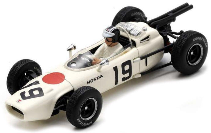 Honda RA272 #19 RONNIE BUCKNUM MONACO GP 1965 hvid/rød 1:43