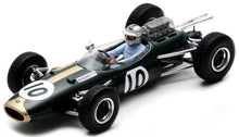 Indlæs billede til gallerivisning Brabham BT7 #10 GIANCARLO BAGHETTI ITALIAN GP 1965 mørk grøn/guld 1:43