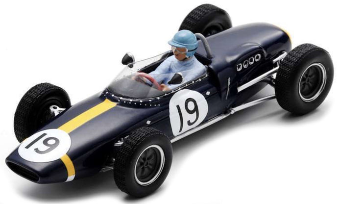 Lotus 18-21 #19 LICIEN BIANCHI BELGIUM GP 1962 mørk blå/gul 1:43