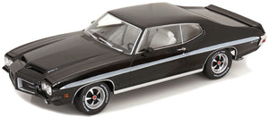 PONTIAC GTO LEMANS RAM AIR COUPE 1972 BLACK 1:18