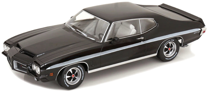 PONTIAC GTO LEMANS RAM AIR COUPE 1972 BLACK 1:18