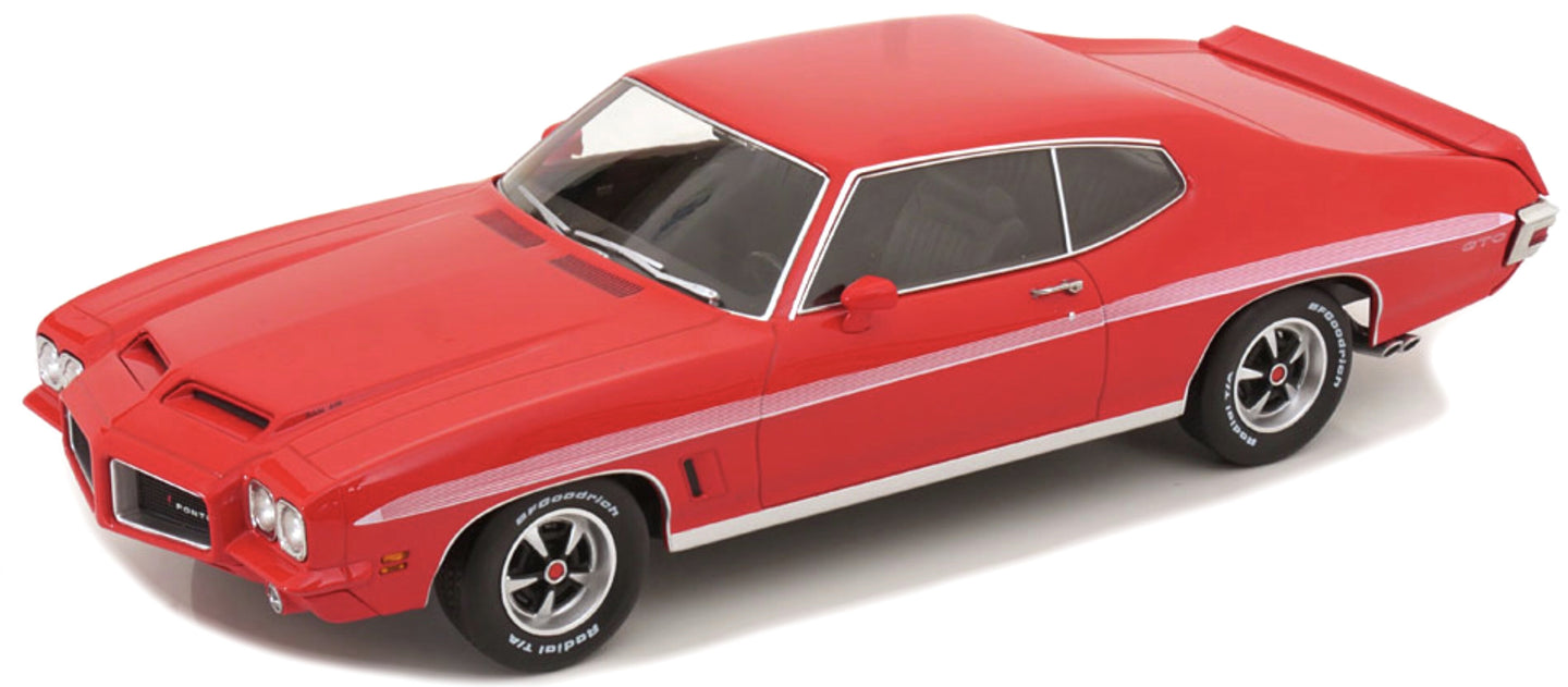 PONTIAC GTO LEMANS RAM AIR COUPE 1972 RED 1:18