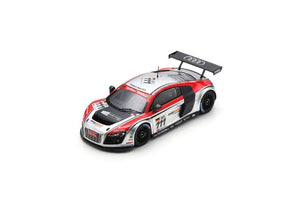 Audi R8 LMS #111 MOSER/FASSLER/MARGARITIS/BASSENG 3rd 24H SPA 2009 Limited Edition sølv/rød/sort 1:43