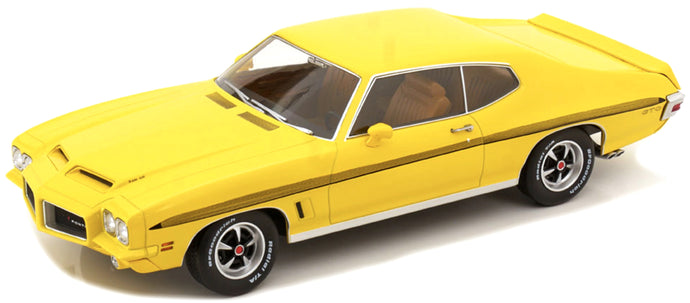 PONTIAC GTO LEMANS RAM AIR COUPE 1972 YELLOW 1:18