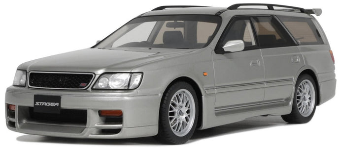 NISSAN STAGEA 260RS AUTECH VERSION SW STATION WAGON 1997 SONIC SILVER 1:18