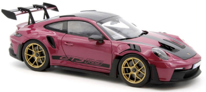 PORSCHE 911 992 GT3 RS COUPE WEISSACH PACKAGE 2022 RUBY STAR 1:18