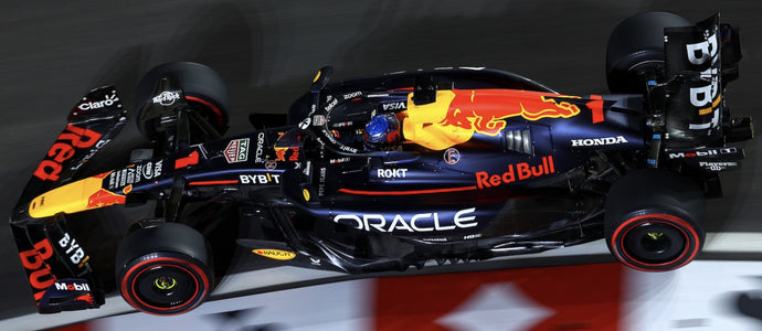 RED BULL F1 RB20 TEAM ORACLE RED BULL RACING N 1 WORLD CHAMPION 5th LAS VEGAS USA GP 2024 MAX VERSTAPPEN BLUE YELLOW RED 1:18