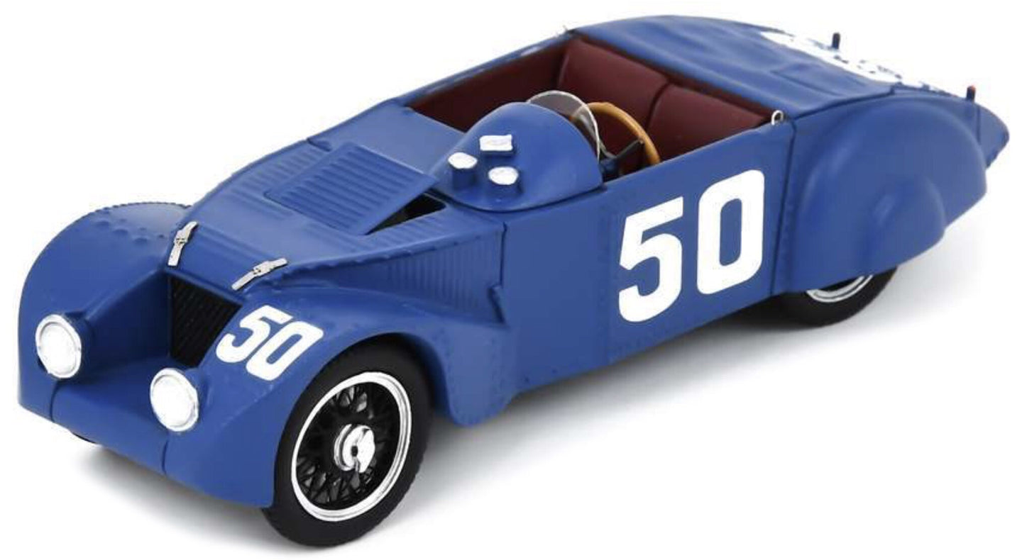 Chenard&walcker TANK #50 GLAZMANN/DE ZUNIGA 10th 24H LE MANS 1925 blå 1:43