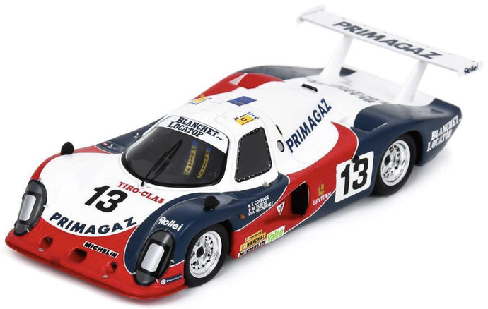 COUGAR C01 B #13 COURAGE/DE CADENET/DUBOIS 24H LE MANS 1983 hvid/rød/blå 1:43