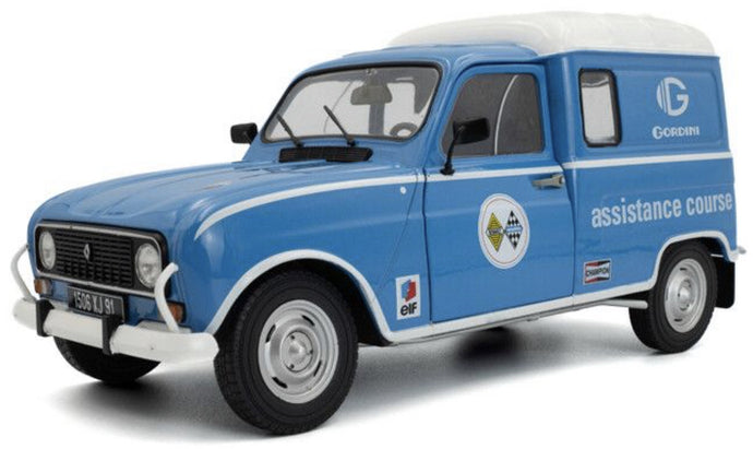 RENAULT R4L F4 VAN GORDINI SERVICE 1976 BLUE/WHITE 1:18