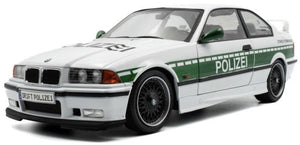 BMW M3 (E36) COUPE SOLIDO WORKS DRIFT POLIZEI 1991 hvid/grøn 1:18