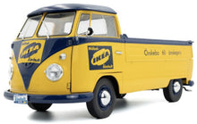 Indlæs billede til gallerivisning VOLKSWAGEN T1B PICK-UP IKEA 1950 YELLOW/BLUE 1:18