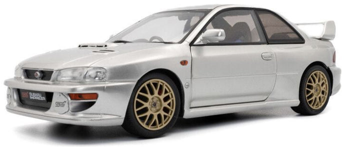 SUBARU IMPREZA 22B 1998 SILVER 1:18