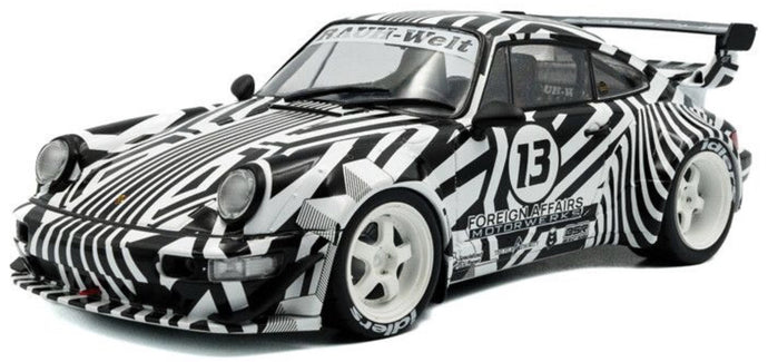 PORSCHE 911 964 RWB N.13 BODY KIT THE ZEBRA 1994 WHITE/BLACK 1:18