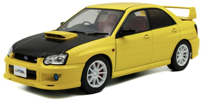 SUBARU IMPREZA WRX STi STREETFIGHTER 2003 YELLOW/CARBON BLACK 1:18