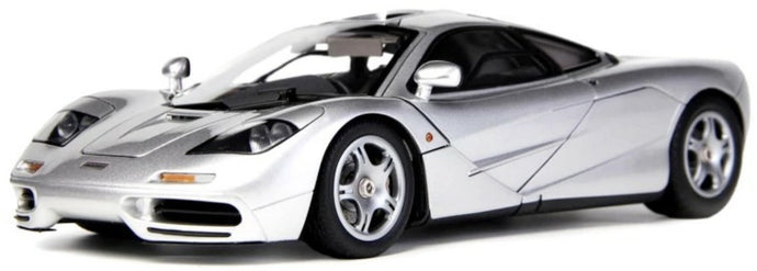 Mclaren F1 XP5 - WITH OPENINGS sølv 1:18