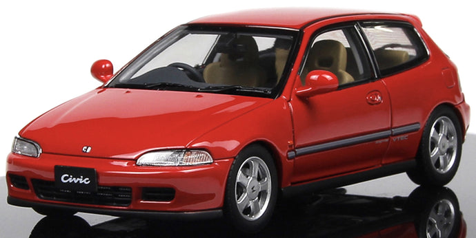 Honda CIVIC SIR II EG6 VTEC 1993 - WITH OPENINGS rød 1:43