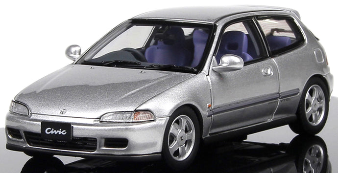 Honda CIVIC SIR II EG6 VTEC 1993 - WITH OPENINGS sølv 1:43
