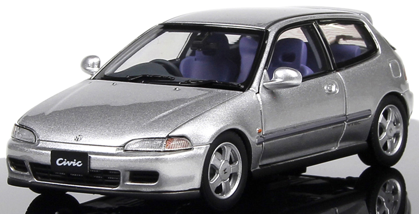 Honda CIVIC SIR II EG6 VTEC 1993 - WITH OPENINGS sølv 1:43