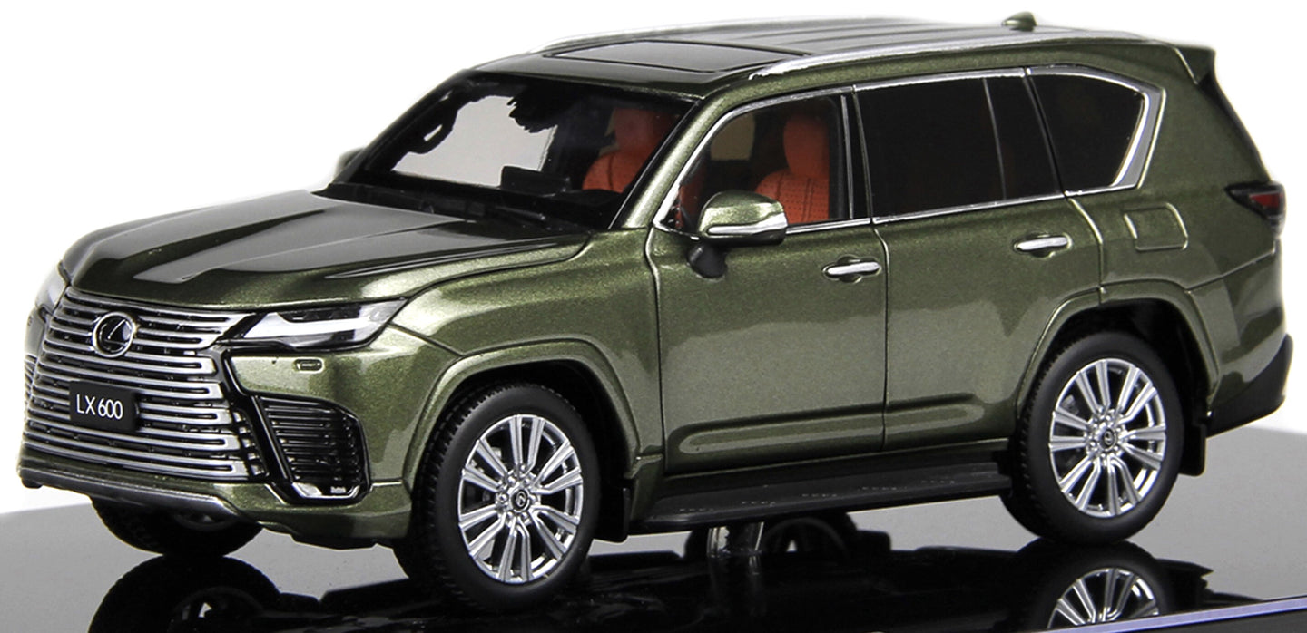 Lexus LX600 2024 - WITH OPENINGS grøn metallic 1:43