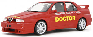 Alfa Romeo 155 GTA STRADALE - DOCTOR CAR GP F1 MONZA 1994 rød/gul 1:18