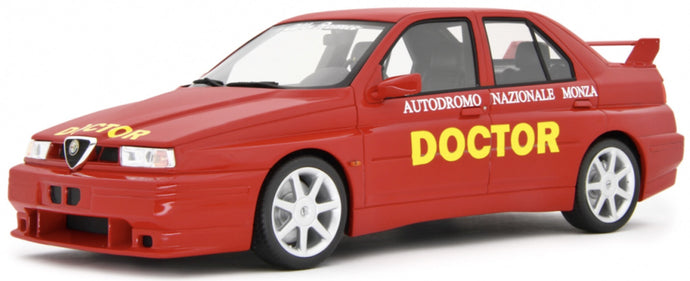 Alfa Romeo 155 GTA STRADALE - DOCTOR CAR GP F1 MONZA 1994 rød/gul 1:18