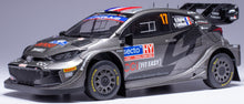 Indlæs billede til gallerivisning TOYOTA YARIS GR RALLY1 TEAM TOYOTA GAZOO RACING WRT N 17 WINNER RALLY FINLAND 2024 SEBASTIEN OGIER - VINCENT LANDAIS GREY 1:18
