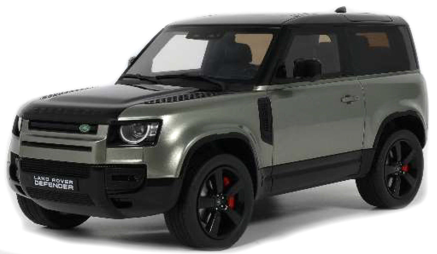 Land Rover DEFENDER P400 X-DYNAMIC HSE 2021 lys grøn/sort 1:18