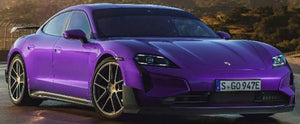 Porsche TAYCAN TURBO GT 2023 lilla metallic 1:18