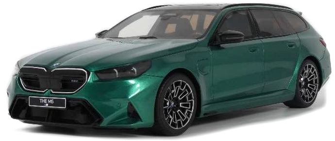 BMW M5 TOURING 2024 grøn metallic 1:18 fra GT Spirit