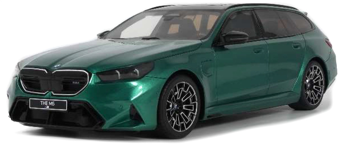 BMW M5 TOURING 2024 grøn metallic 1:18 fra GT Spirit