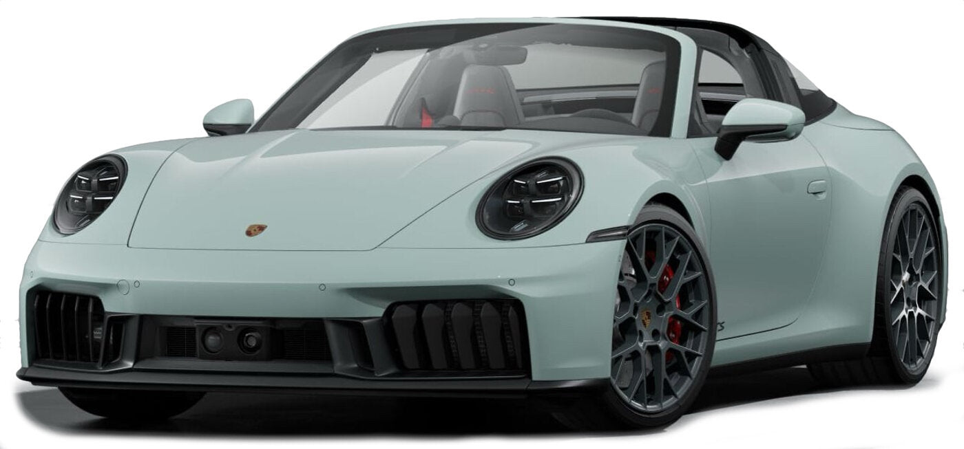 Porsche 911 (992.2) TARGA 4 GTS HYBRID 2025 - Porsche box grøn 1:18