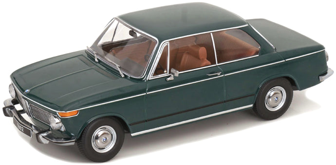 BMW 1802 1-SERIES FACELIFT (RESTYLING) 1971 DARK GREEN 1:18