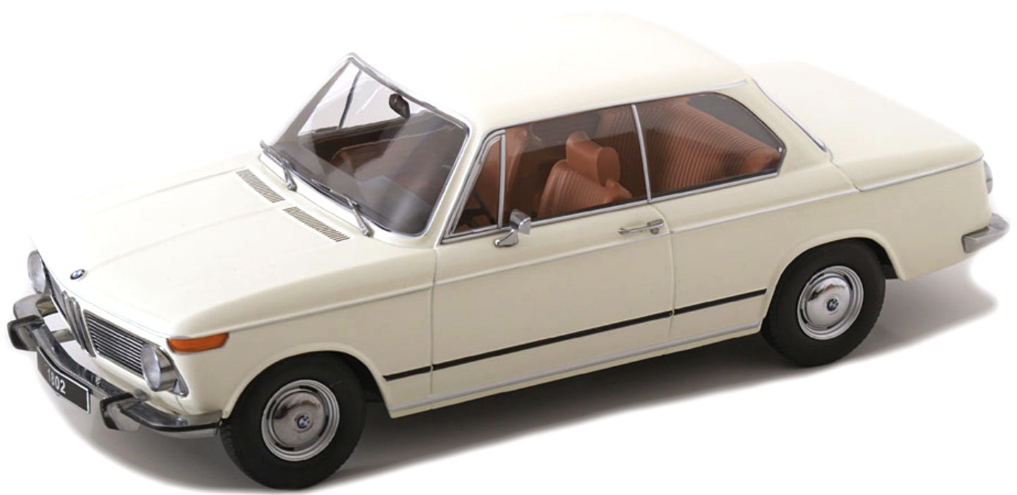 BMW 1802 1-SERIES FACELIFT (RESTYLING) 1971 WHITE 1:18