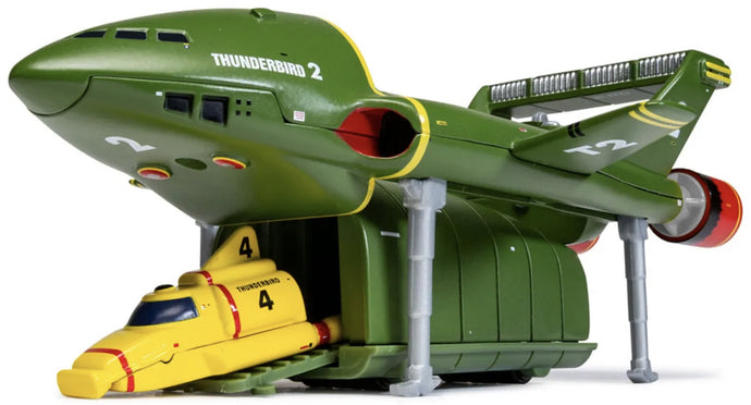 THUNDERBIRDS F.A.B. COLLECTION - THUNDERBIRD 2 AND 4 grøn/gul/rød