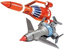 Indlæs billede til gallerivisning THUNDERBIRDS F.A.B. COLLECTION - THUNDERBIRD 1 AND 3 orange/grå/blå