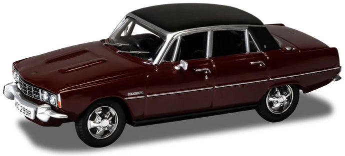 Rover P6 3500 V8 1977 mørk rød/sort 1:43