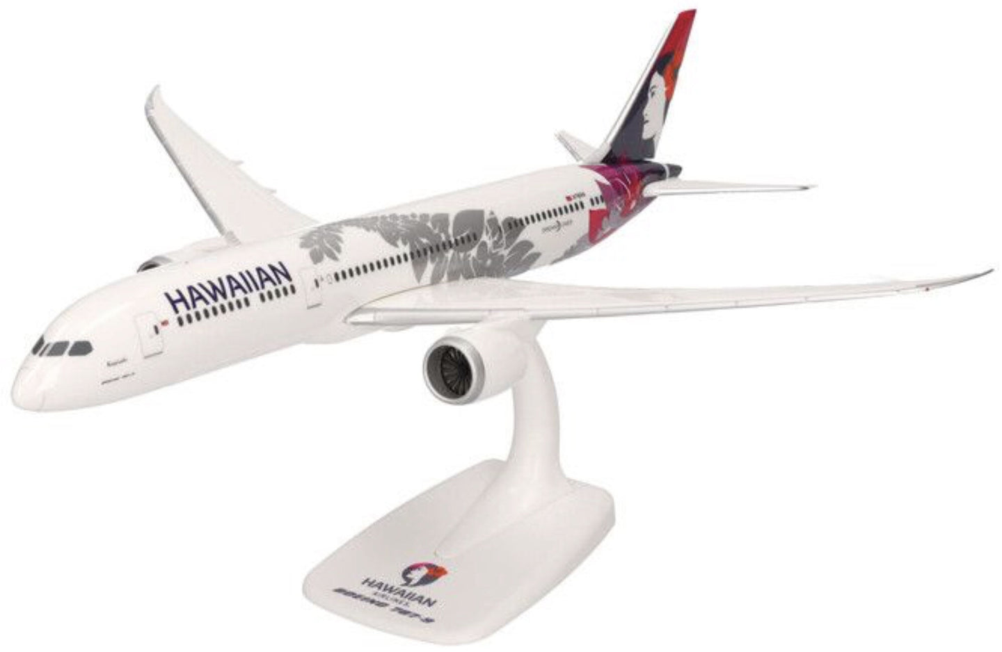 Boeing 787-9 D. Hawaiian Airlines Kapuahi hvid/lilla/grå 1:200