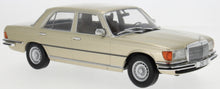 Indlæs billede til gallerivisning Mercedes Benz S-KLASSE (W116) 1972 beige metallic 1:18