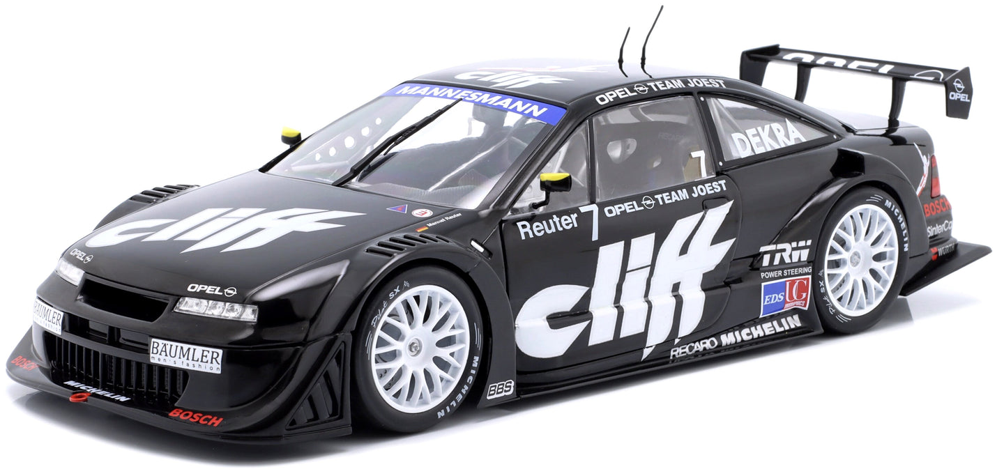 OPEL CALIBRA V6 TEAM JOEST N 7 WINNER RACE 1 HOCKENHEIM DTM ITC 1996 MANUEL REUTER BLACK 1:18