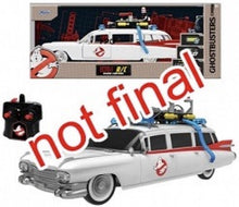 Indlæs billede til gallerivisning Cadillac ECTO-1 1959 `GHOSTBUSTERS` - RADIO CONTROLE hvid/rød 1:16