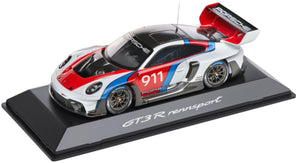Porsche 911 GT3 R RENNSPORT #911 Limited Edition hvid/rød/blå/sort 1:43