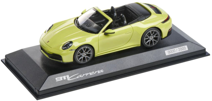 PORSCHE 911 992-2 CARRERA CABRIOLET OPEN 2024 CARTAGENA YELLOW 1:43