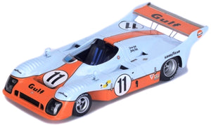 MIRAGE GR8 3.0L V8 TEAM GULF RESEARCH RACING N 11 WINNER 24h LE MANS 1975 JACKY ICKX - DEREK BELL LIGHT BLUE ORANGE 1:43