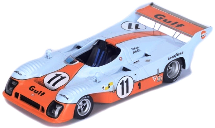 MIRAGE GR8 3.0L V8 TEAM GULF RESEARCH RACING N 11 WINNER 24h LE MANS 1975 JACKY ICKX - DEREK BELL LIGHT BLUE ORANGE 1:43